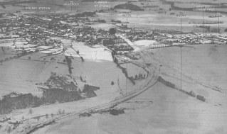 Aerial picture Bastogne